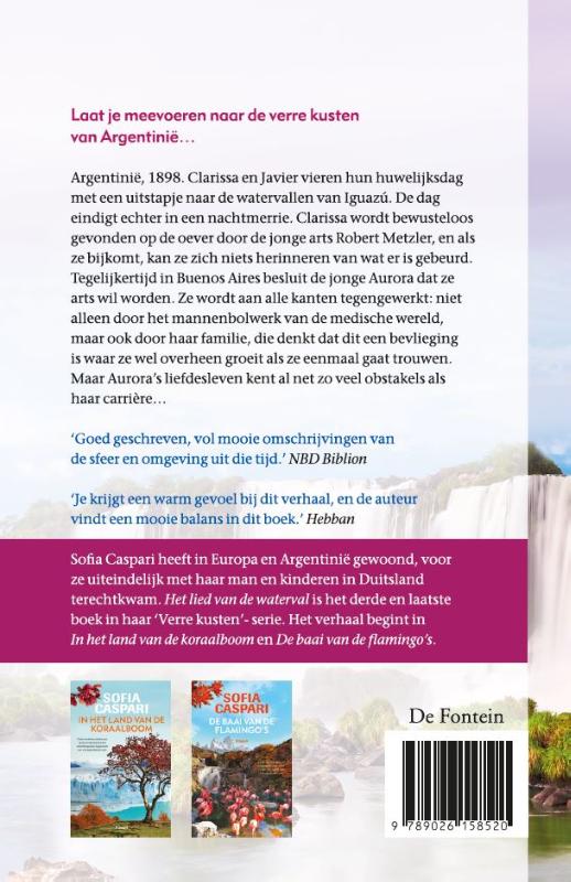 Achterkant van Het lied van de waterval