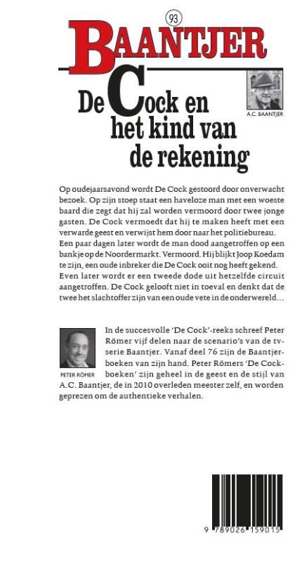 Achterkant van De Cock en het kind van de rekening