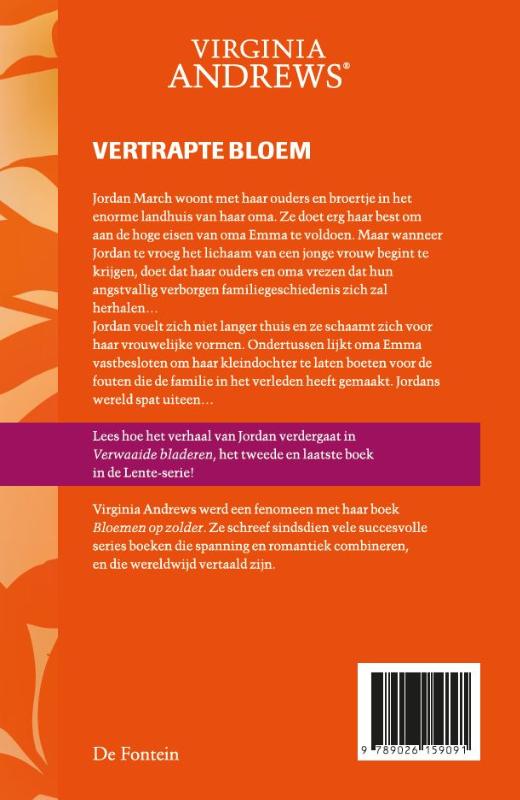 Achterkant van Vertrapte bloem