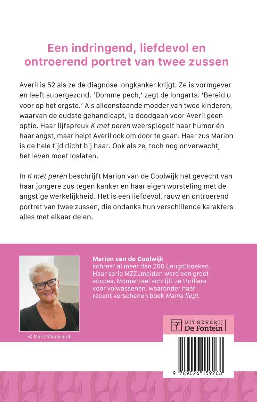 Achterkant van K met peren