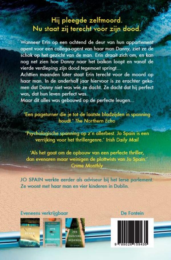 Achterkant van De perfecte leugen