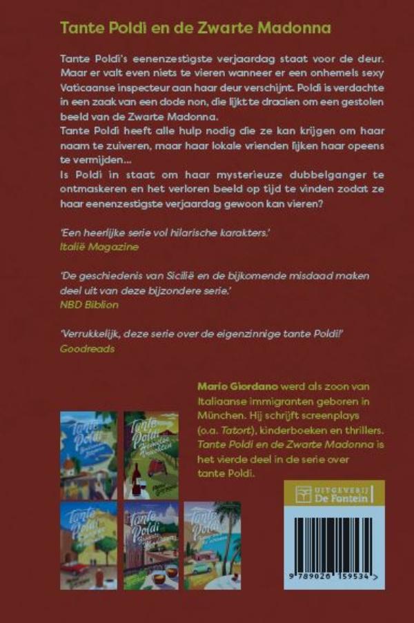 Achterkant van Tante Poldi en de zwarte Madonna