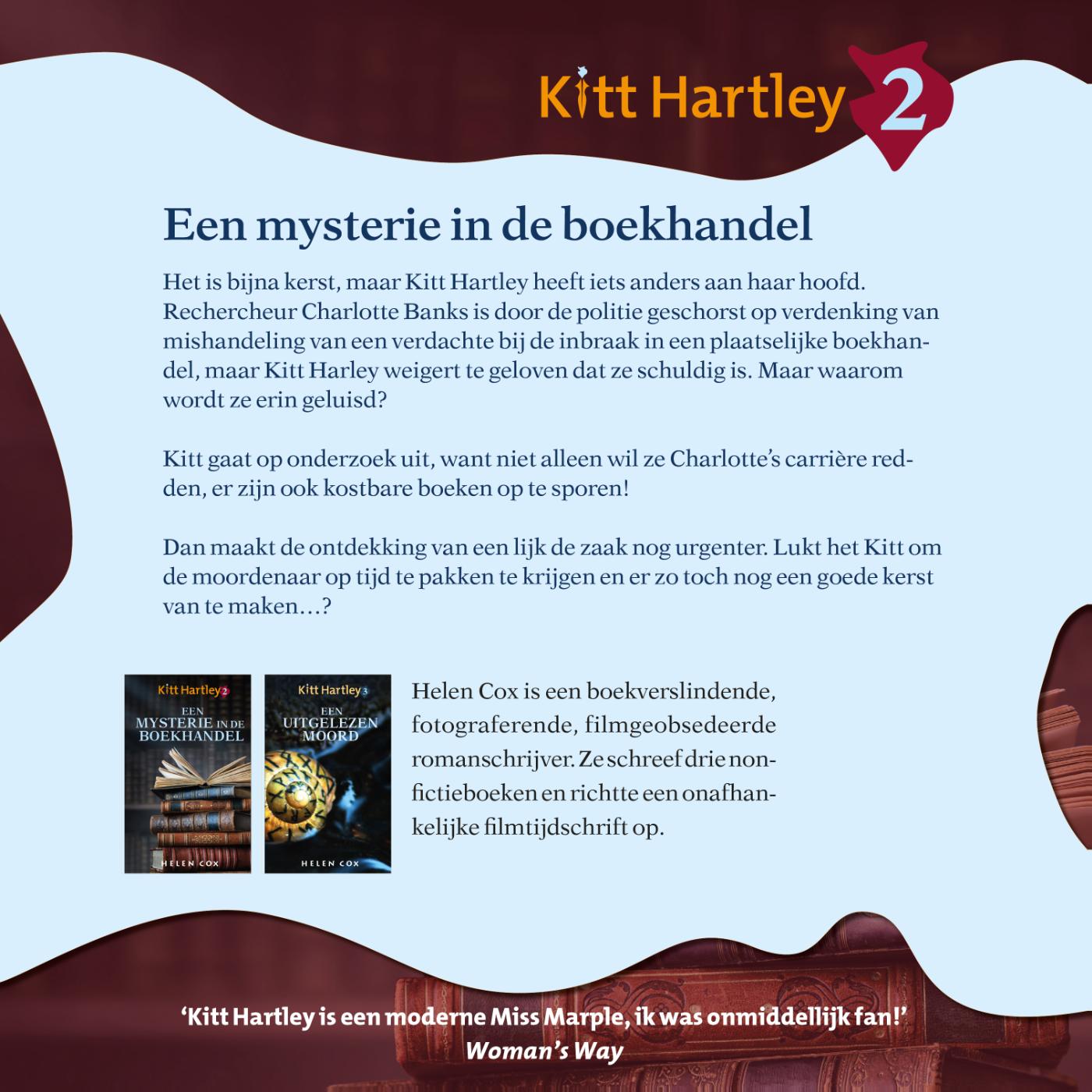 Achterkant van Een mysterie in de boekhandel