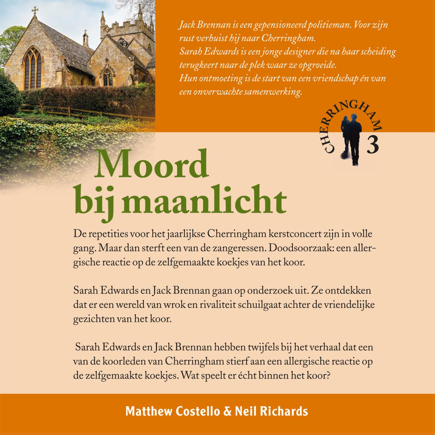 Achterkant van Moord bij maanlicht