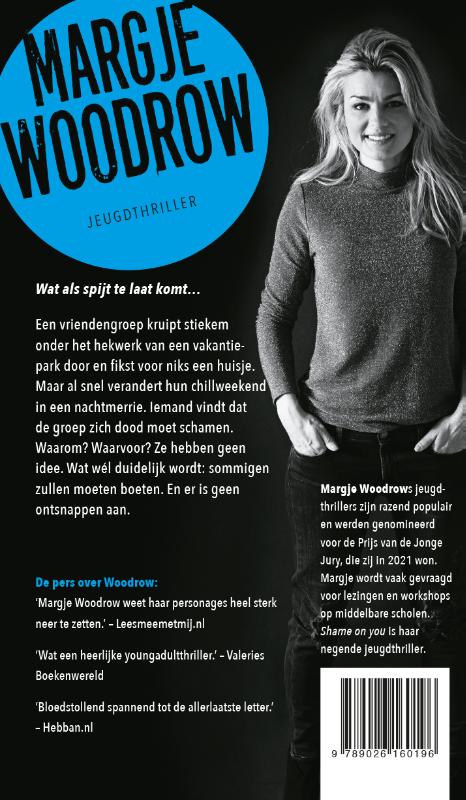 Achterkant van Shame on you