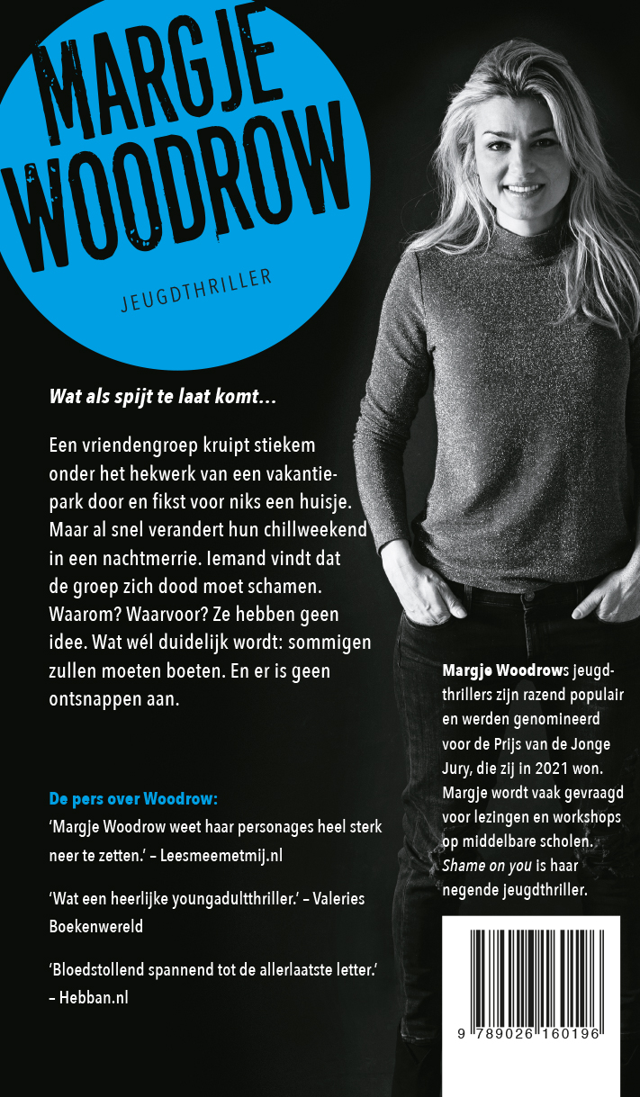 Achterkant van Shame on you