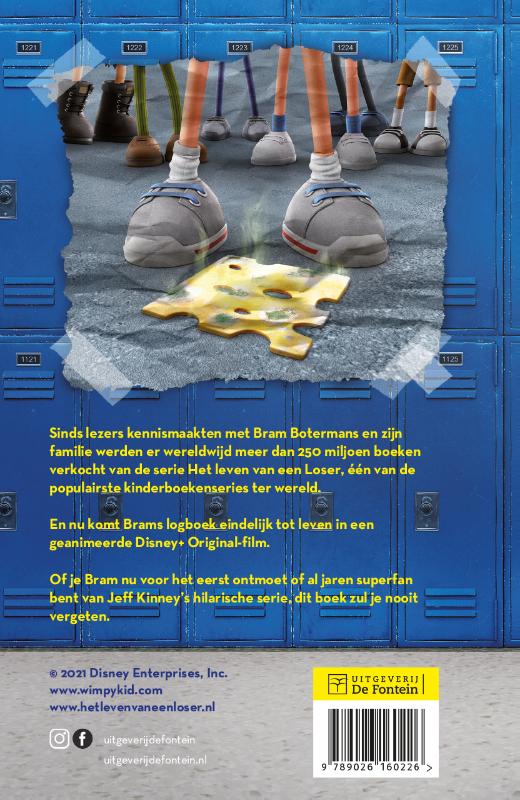 Achterkant van Logboek van Bram Botermans - Disney+-filmeditie