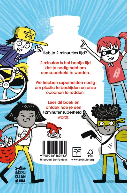 Achterkant van Samen plastic de baas