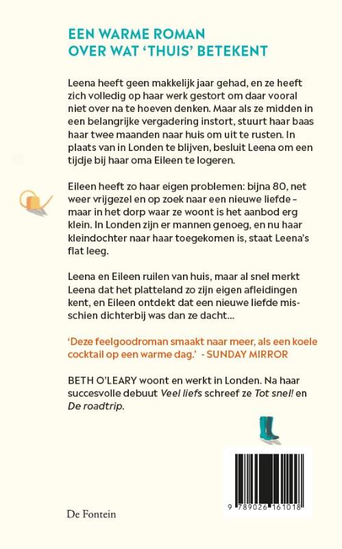 Achterkant van Tot snel!
