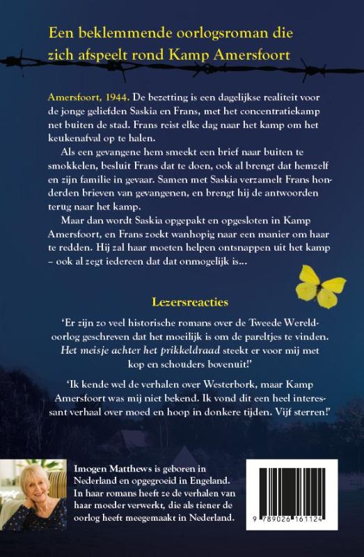 Achterkant van Het meisje achter het prikkeldraad