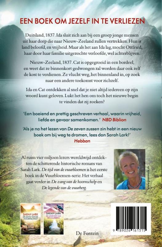 Achterkant van De tijd van de vuurbloemen