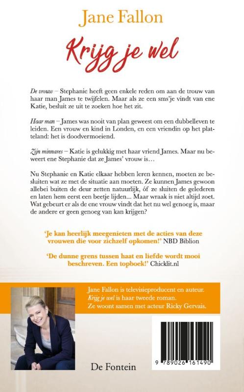 Achterkant van Krijg je wel