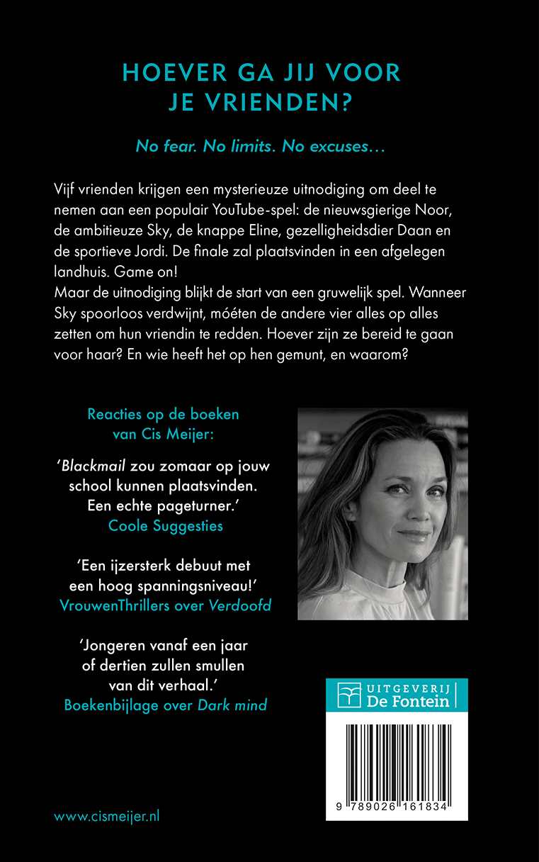 Achterkant van Game on