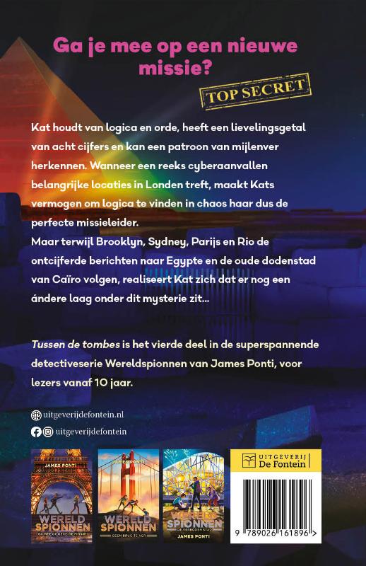 Achterkant van Tussen de tombes