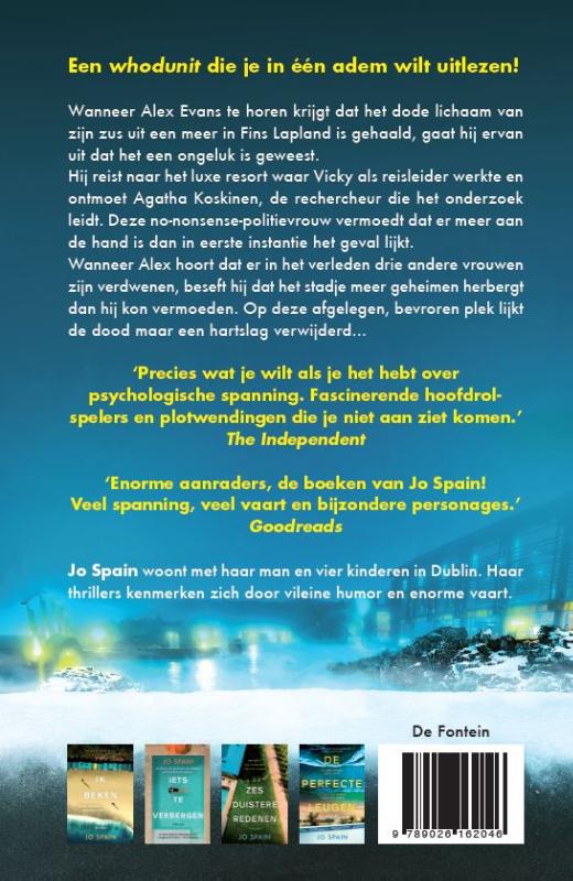 Achterkant van De laatste verdwijning