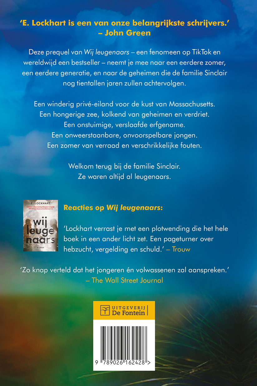 Achterkant van Een zee van leugens