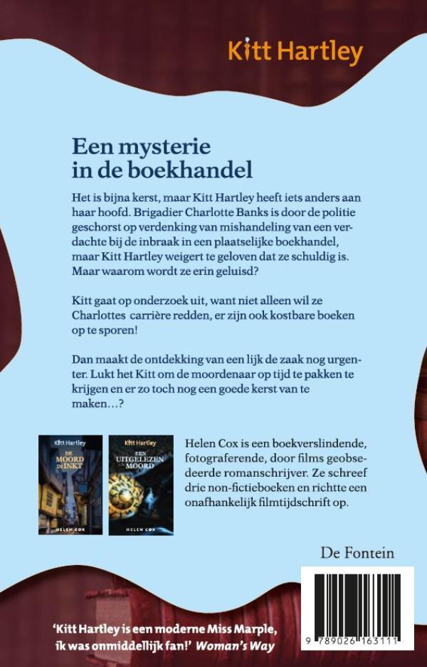 Achterkant van Een mysterie in de boekhandel