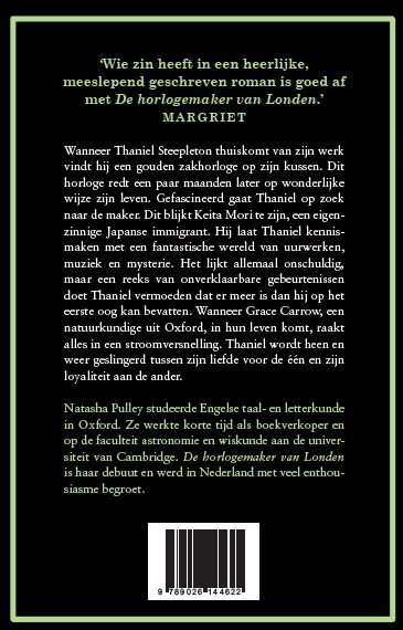 Achterkant van De horlogemaker van Londen