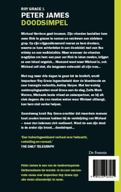 Achterkant van Doodsimpel