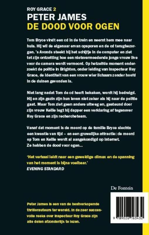 Achterkant van De dood voor ogen