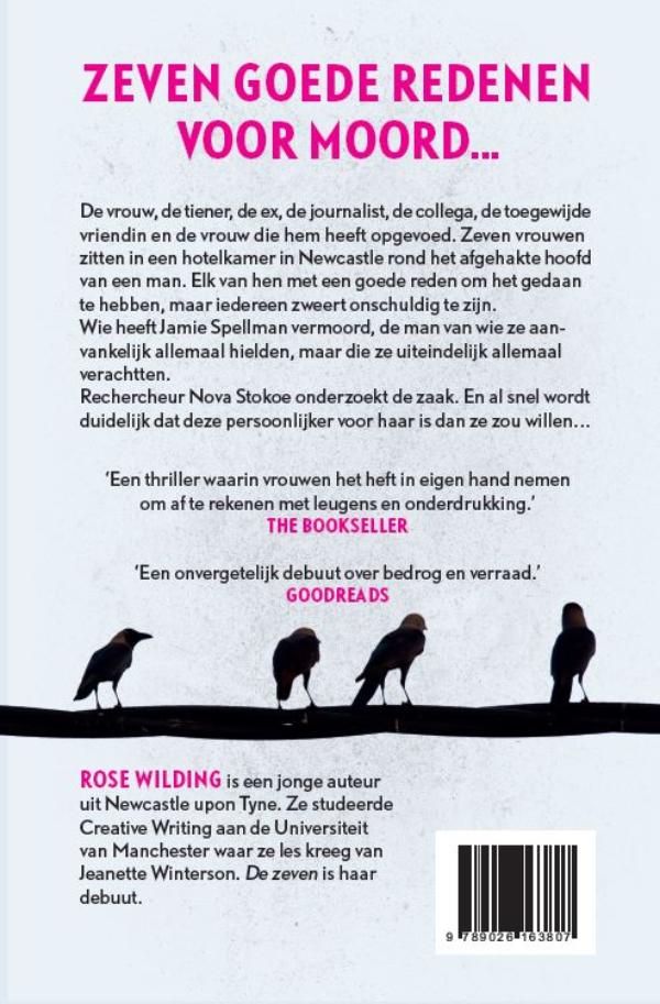 Achterkant van De zeven