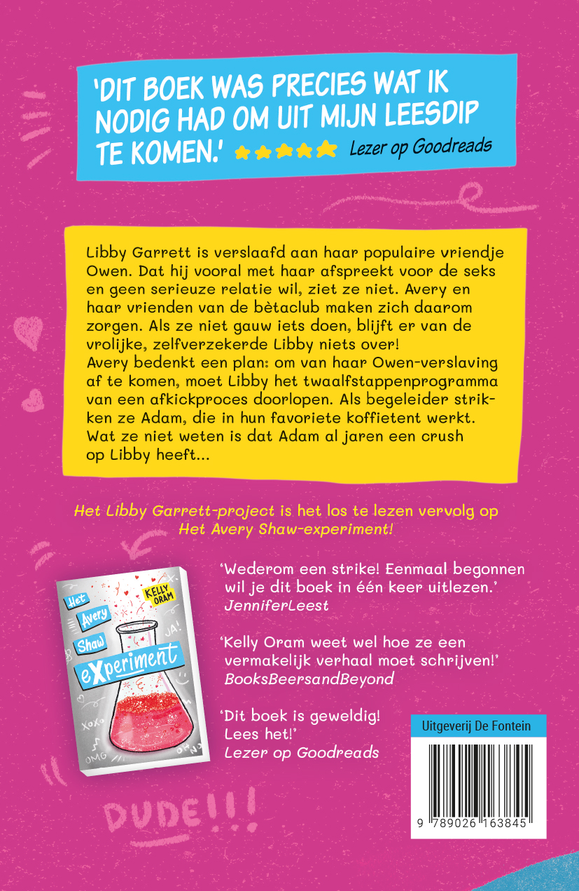 Achterkant van Het Libby Garrett-project