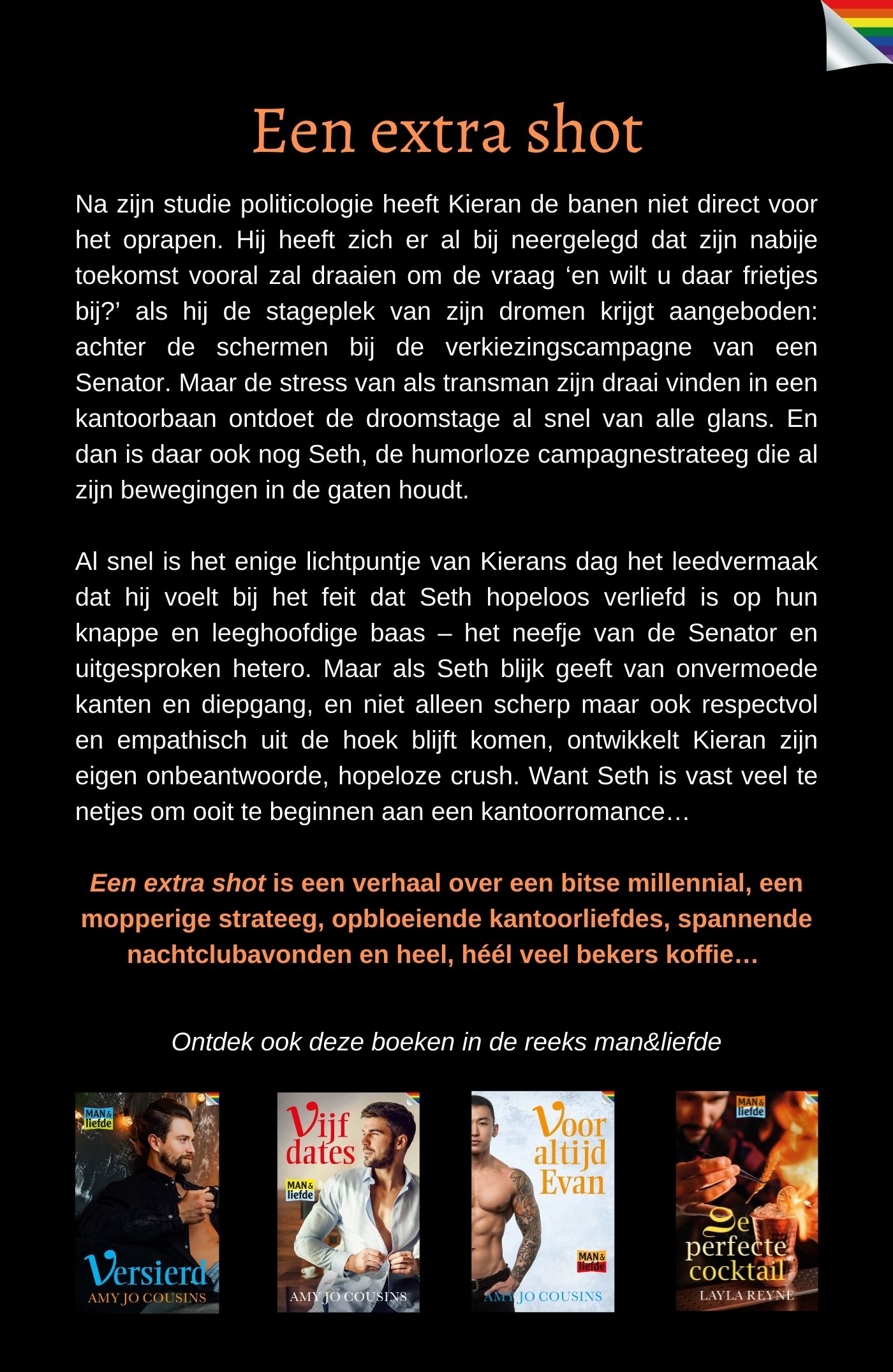 Achterkant van Een extra shot