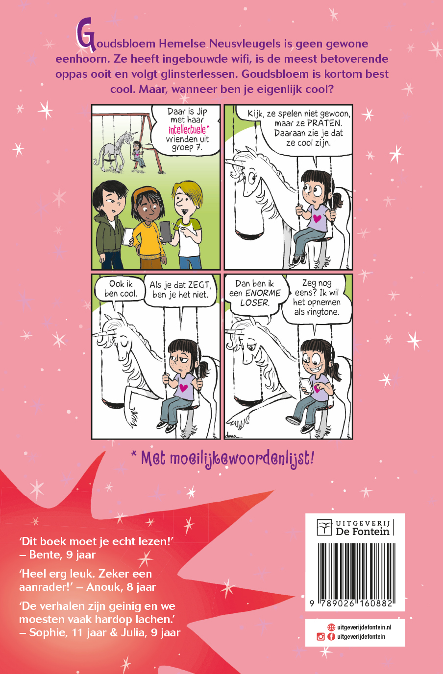 Achterkant van Petje af voor eenhoorn