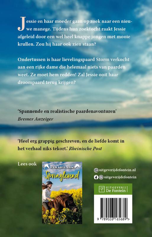 Achterkant van Mijn droompaard Storm