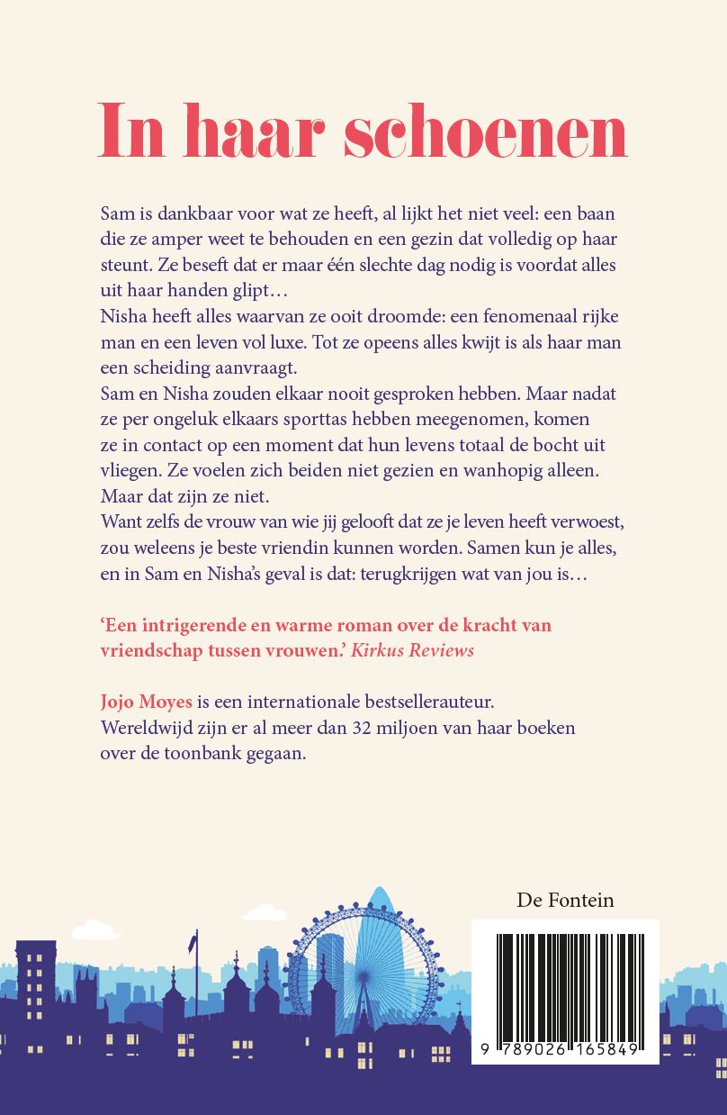 Achterkant van In haar schoenen