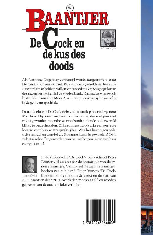 Achterkant van De Cock en de kus des doods