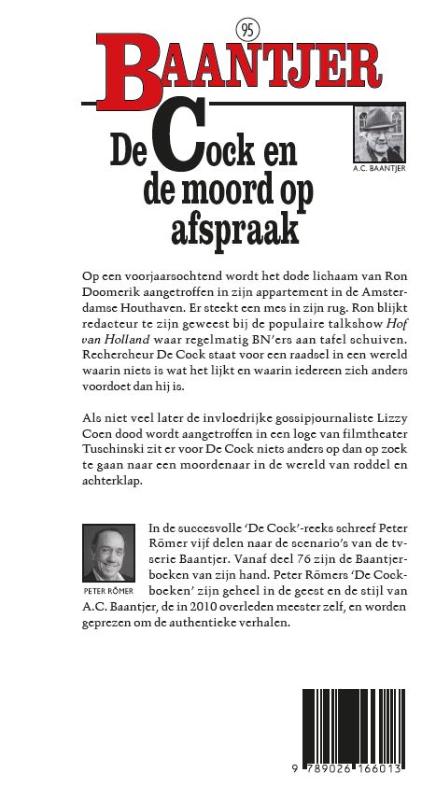 Achterkant van De Cock en de moord op afspraak
