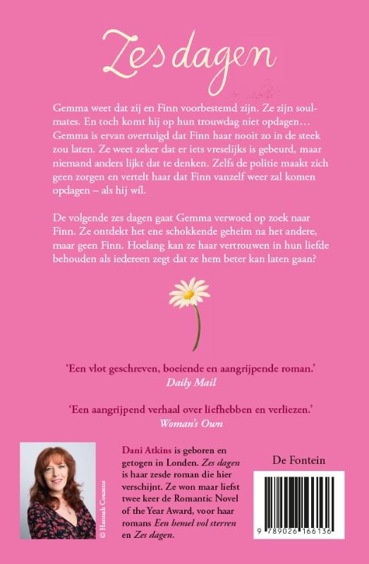 Achterkant van Zes dagen
