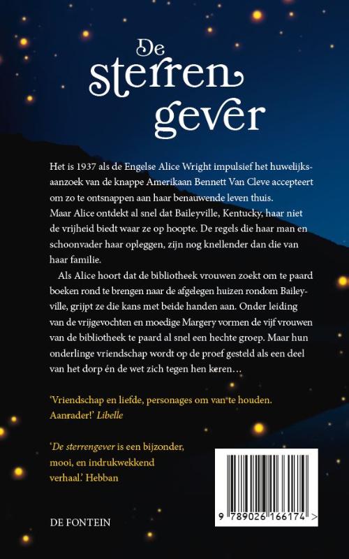Achterkant van De sterrengever