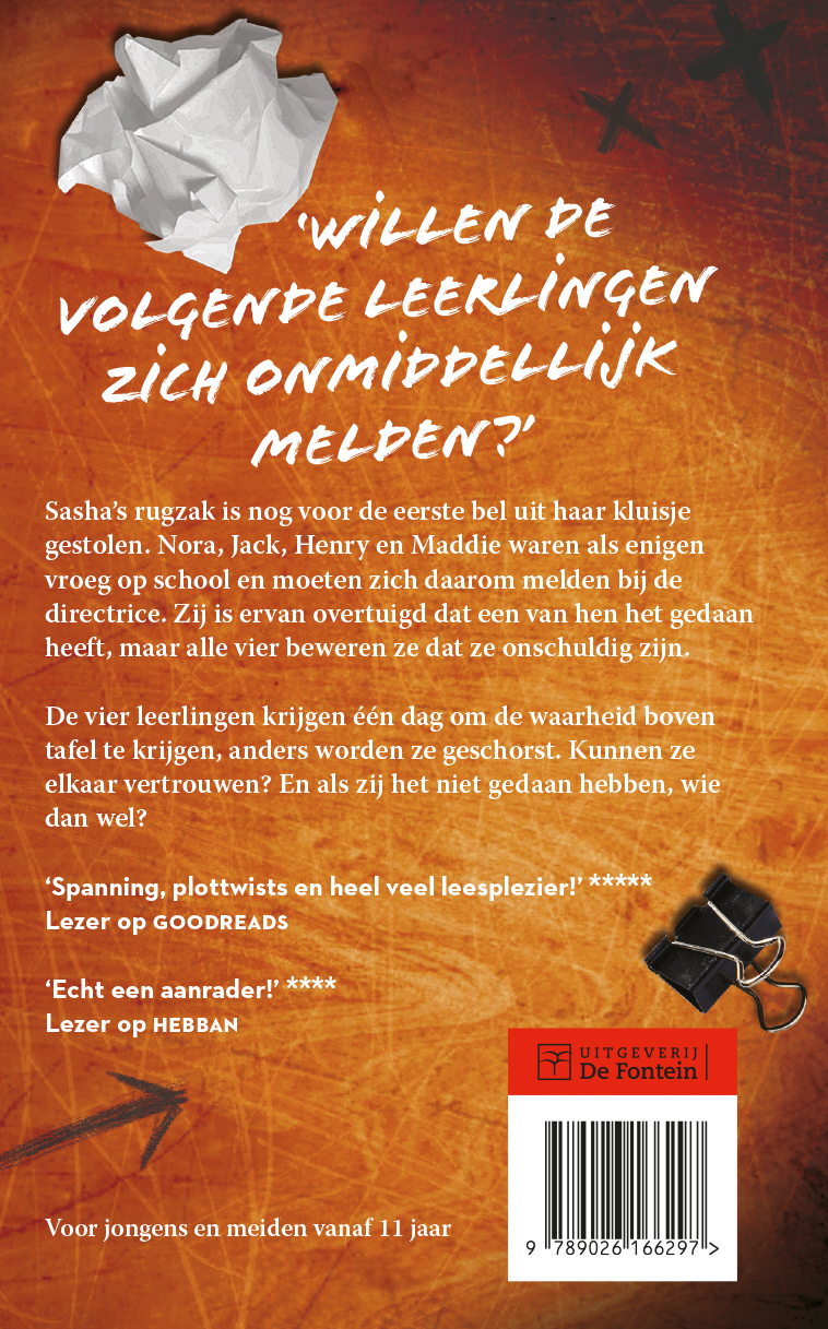 Achterkant van Ik weet dat je liegt