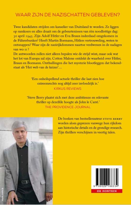 Achterkant van Het web van de keizer