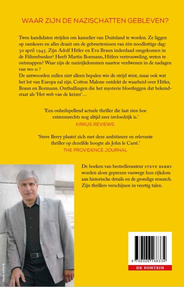 Achterkant van Het web van de keizer
