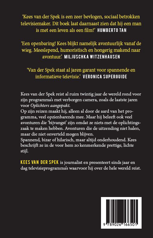 Achterkant van Beroep: avonturier
