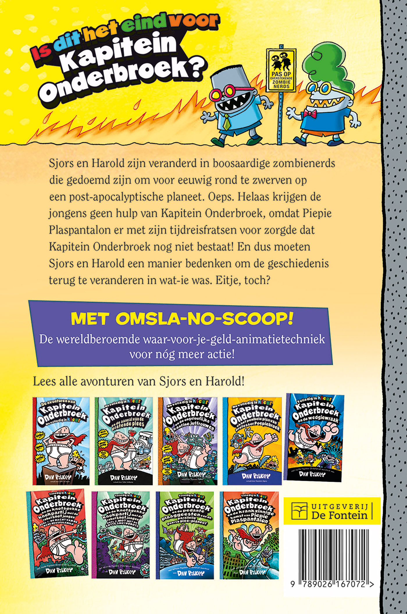 Achterkant van Kapitein Onderbroek en de revanche van de radioactieve robo-boxers