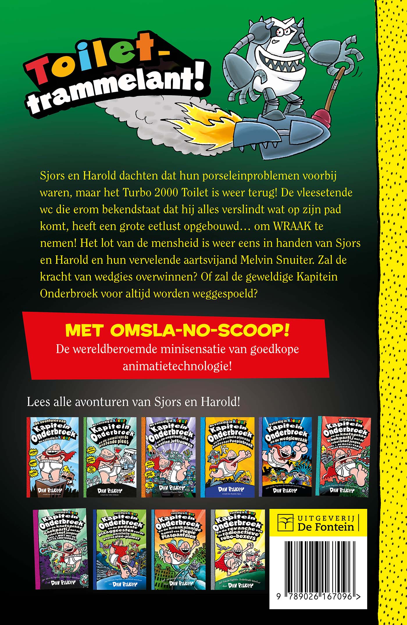 Achterkant van Kapitein Onderbroek en de turbulente terugkomst van het Turbo 2000 Toilet