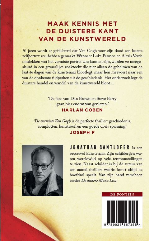 Achterkant van De vermiste Van Gogh