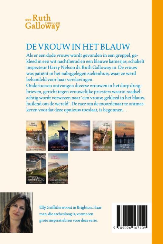 Achterkant van De vrouw in het blauw