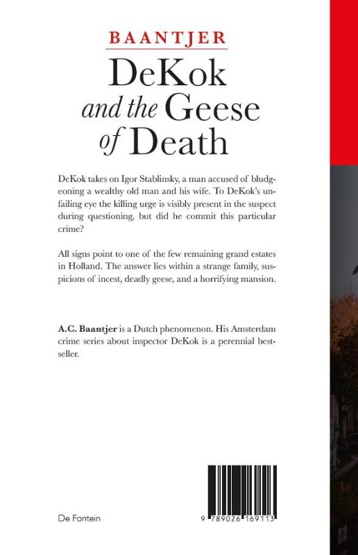 Achterkant van DeKok and the Geese of Death
