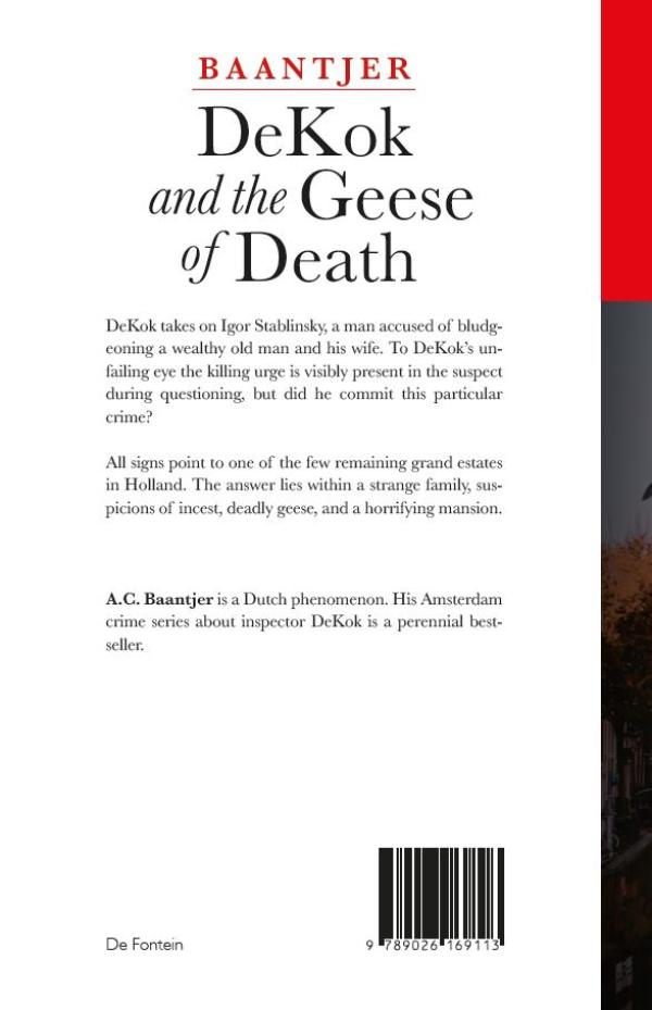 Achterkant van DeKok and the Geese of Death