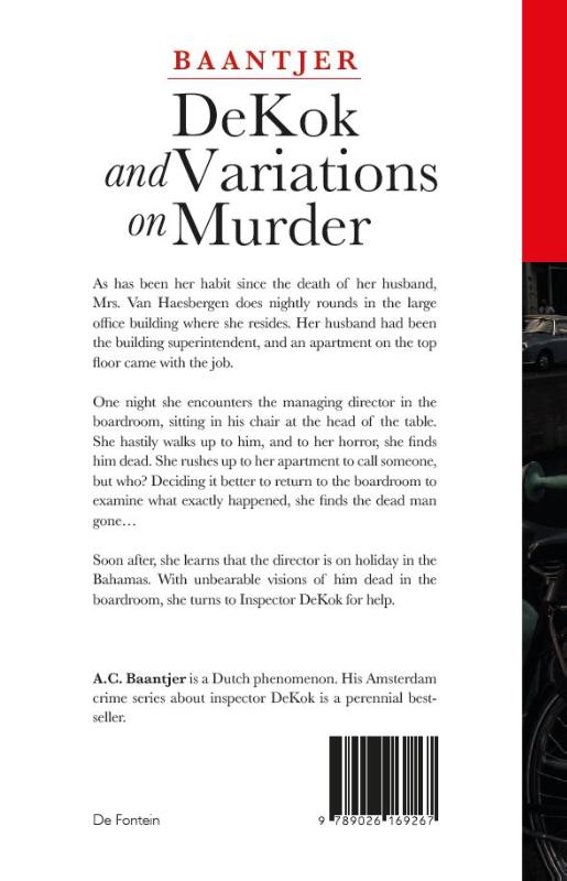 Achterkant van DeKok and Variations on Murder