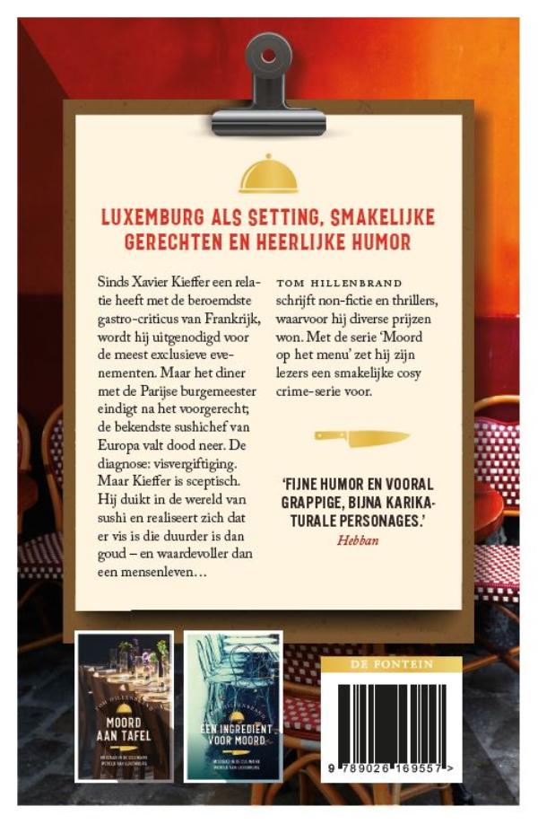 Achterkant van Een dodelijke delicatesse