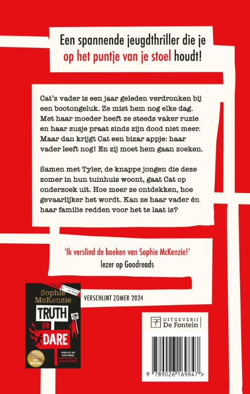 Achterkant van Dood of levend