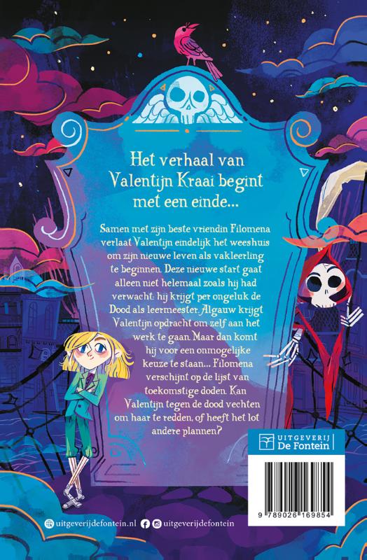 Achterkant van Valentijn Kraai en meneer Dood