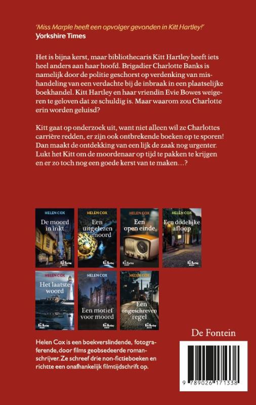 Achterkant van Een mysterie in de boekhandel
