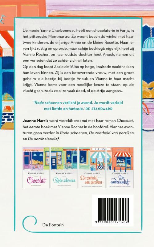 Achterkant van Rode schoenen